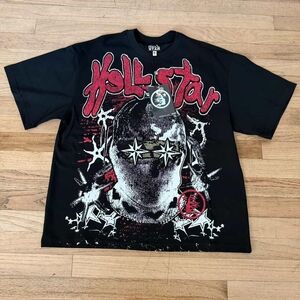 Killstar Black Tee with Red & White Graphic